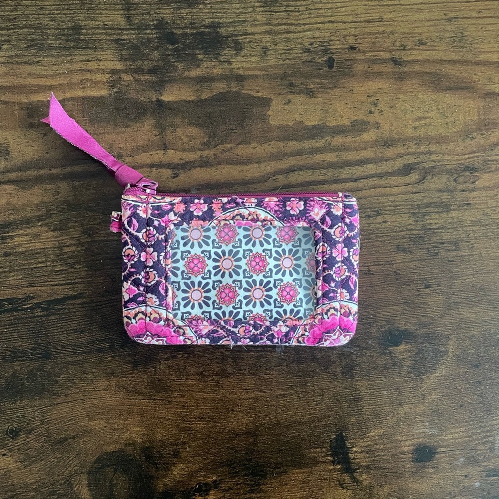 Pink Vera Bradley small wallet